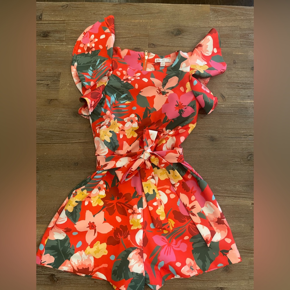 GB Girls Multicolor Floral Dress